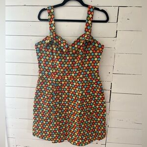 Birds of North America Weebill dress Size 14 Made in Canada